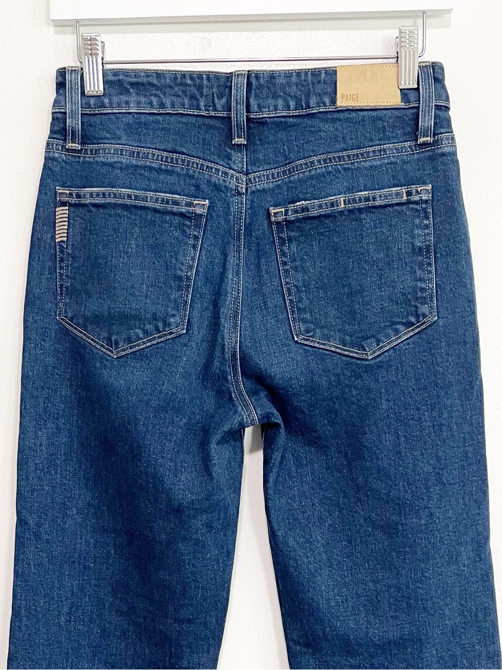 PAIGE Leenah Ankle Wide Leg Crop Jeans in Gracie Lou Wash Size 26 - Picture 9 of 11